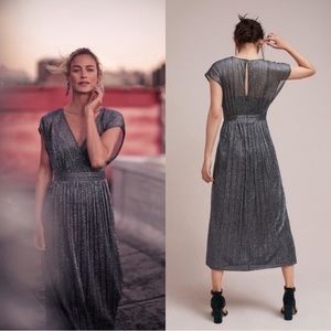 Anthropologie Moulinette Soeurs Metallic Dress